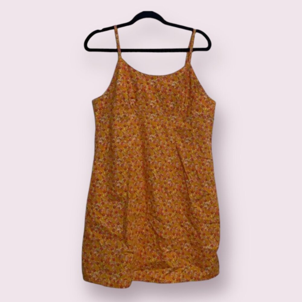 wild fable Yellow Floral Mini Dress